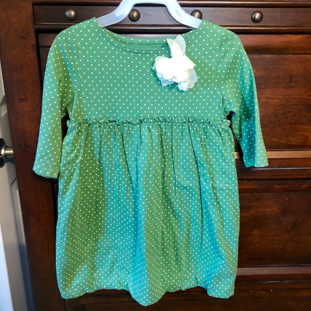 Bubble Hem Toddler Dress